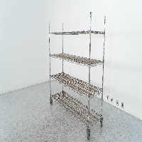 6' Portable Wire Shelving Unit image 1
